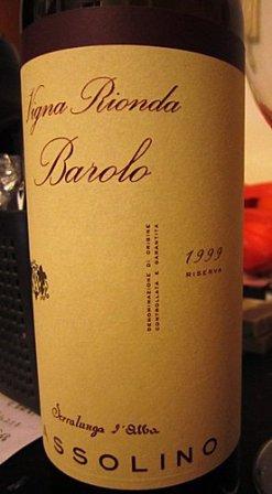 Massolino Barolo Vigna Rionda Riserva 1999